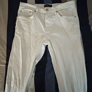 Classic White Slim Men's Jeans